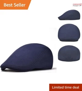 Men's Cotton Driving Cap One Size Newsboy Hat Outdoor Activities 9 Colors - Picture 1 of 8