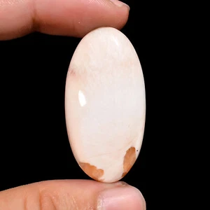 Natural Pink Scolecite Oval Shape Cabochon Loose Gemstone 28 Ct 40X21X6mm GC7998 - Picture 1 of 1
