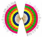 KOREAN FAN DANCE _ 1 PAIR BUCHAECHUM_ KOREAN FAN FOR DANCE_SIZE SMALL_TYPE_A