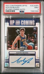 Austin Reeves 2021-22 Contenders Optic Up and Coming Auto #UCAARV 83/149 PSA 9 - Photo 1/2