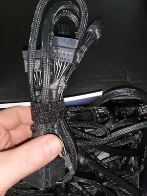 Lot 4 *NEW* EVGA 6-pin to 3x SATA Power Cable -  - Image 1 of 4