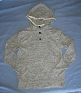 Crewcuts Heathered Hoodie Pullover Sweater Shirt Gray Cotton Boys Size 12 EUC - Picture 1 of 7