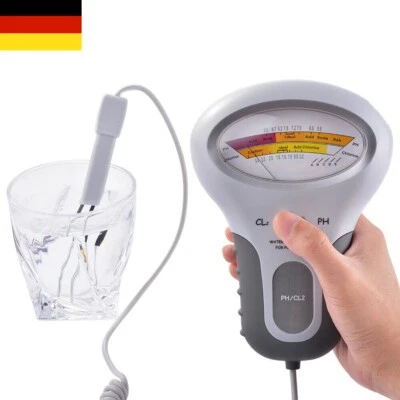 Elektronischer Wassertester für Chlor und pH-Wert Pool Messgerät Wasserqualität - Bild 1 von 4
