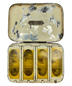 Vintage J. Bernard & Son London 12 Compartment Dry Fly Box with Flies - Rare - Picture 1 of 8
