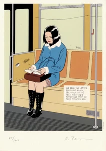 ADRIAN TOMINE SHE READ THE LETTER… 1000 ex. n°tés/signés DRAWN AND QUATERLY 1998 - Picture 1 of 1