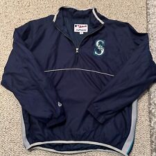 MLB Seattle Mariners Majestic Pullover Jacket Mens XL