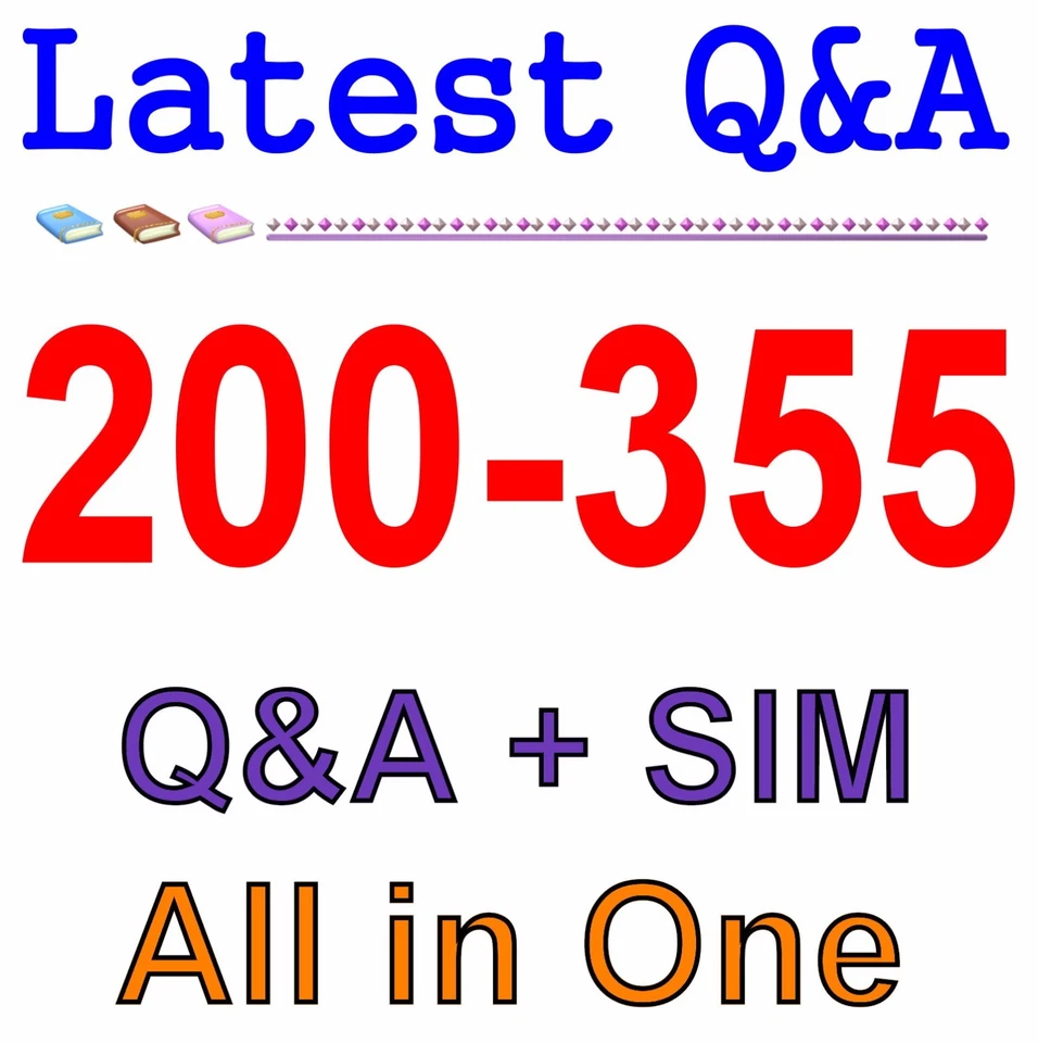 Cisco Best Practice Material For 200-355 Exam Q&A+SIM - Image 1 of 1
