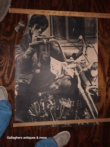 PÓSTER PETER FONDA "EASY RIDER" 30" X 42" PELÍCULA CLÁSICA ACTOR HOLLYWOOD AÑOS 60 - Imagen 1 de 4