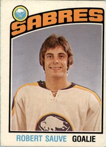 1976-77 O-PEE-CHEE HOCKEY #308 ROBERT SAUVE RC ROOKIE BUFFALO SABRES