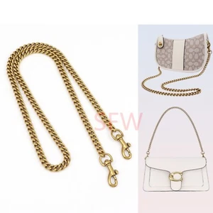Metal Chain Underarm Single Shoulder Crossbody Strap for COACH Mahjong Bag Tabby - Picture 1 of 16