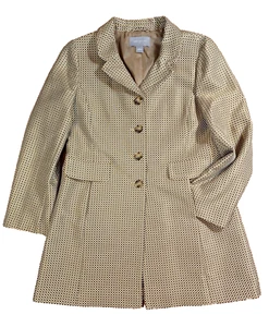 NEW no tags - Anne Klein Long Knee Length Suit Blazer Jacket - Large - Picture 1 of 11