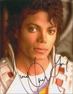 Michael Jackson signierter signierter signierter Nachdruck 8x10 Foto - Bild 1 von 1