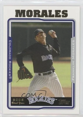 2005 Topps Update Franklin Morales #UH306 Rookie RC - Image 1 of 2