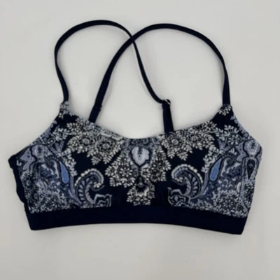 Top de natación de bikini Kona Sol para mujer pequeño cachemir boho bralette correas ajustables Foto 1 de 3
