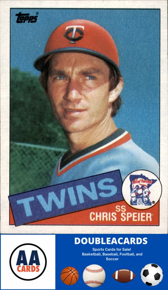 1985  Topps #577 Chris Speier  Minnesota Twins - Image 1 of 1