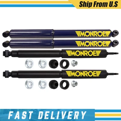 Amortiguadores delanteros y traseros para Dodge Ram 2500 3500 4x4 1994-02 PBV Monroe Matic Plus Foto 1 de 4