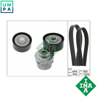 VRIBBED BELT SET 529 0383 10 FOR FIAT DUCATO/Platform/Chassis/Van/Bus 2.2L 4cyl - Image 1 of 4