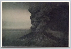 Mt. St. Helens Eruption 1980 Vintage Photochrome Postcard - Picture 1 of 2