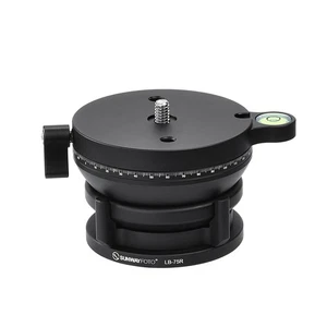 LB-75R 360 Panoramic Leveling Base Tripod Head 33 lbs (15kg) Load Capacity - Picture 1 of 9