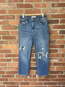 Abercrombie & Fitch Ankle Straight Ultra High Rise Jeans Size 28 6 - Picture 1 of 8