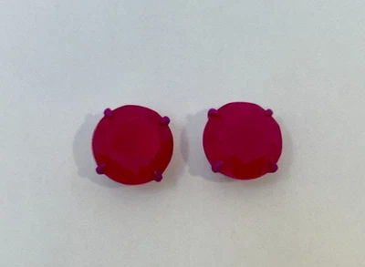 J. Серьги-гвоздики Crew Fuschia граненые жевательная резинка - Изображение 1 из 4