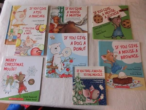 8 Laura Numeroff PB HC Books New EUC Merry Christmas Mouse Movies + - Bild 1 von 2
