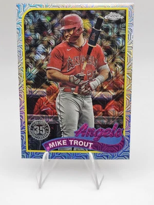 2024 Topps Chrome Mike Trout 1989 Silver Pack Mojo #T89C-17 Los Angeles Angels  - Image 1 of 2