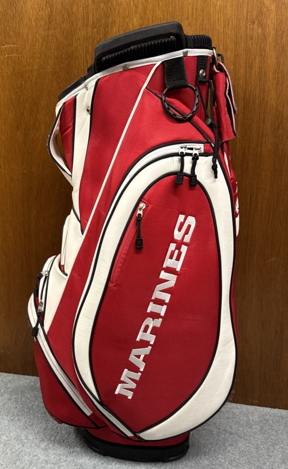 Team Golf US Marines Victory USMC Albatross 10 路球车高尔夫包 — 第 1/4 张图片