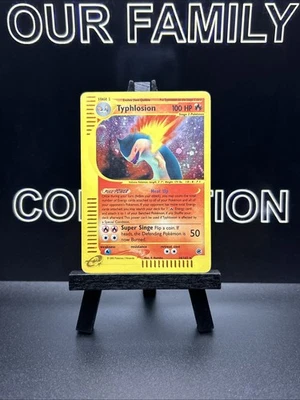 Typhlosion Holo Rare 28/165 Expedition Base Set WOTC Vintage Pokemon MP - Image 1 of 4