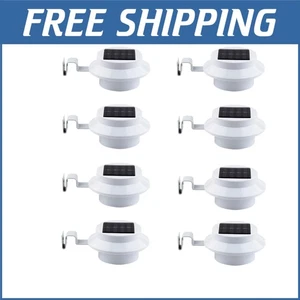 Decorative Waterproof Solar Powered Outdoor Lights - 8 Pack for Gardens & Patios - Picture 1 of 10