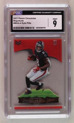 2021 Panini Chronicles Magnitude Kyle Pitts #MAG-4 CGC 9 Mint Rookie RC - Image 1 of 2