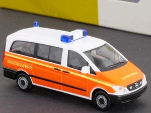 Herpa 700504 MB Vito Bus Bundeswehr Model Car 1:87 Mint! OVP 1704-29-39 - Picture 1 of 4