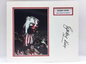 RARE Bobby Kerr Sunderland 1973 FA Cup signed Photo Display + COA AUTOGRAPH - Bild 1 von 3