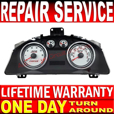 2010-2011 Ford Focus velocímetro instrumento medidor cluster SERVIÇO DE REPARO - Imagem 1 de 4