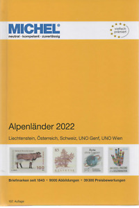 MICHEL Briefmarkenkatalog Alpenländer 2022 Neuwertig