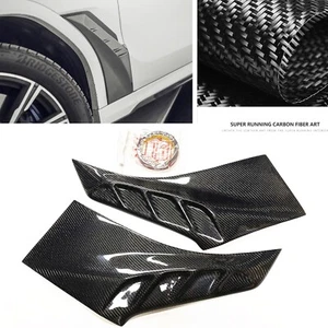 Carbon Fiber Side Air Vent Canard Trim For 2020-2022 BMW X6 G06 M Sport LD Style - Picture 1 of 7