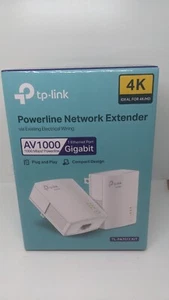 TP-Link AV1000 Gigabit Powerline Starter Kit (TL-PA7017 KIT) 4K HD - Picture 1 of 5