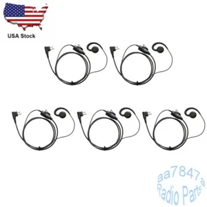 5X Swivel Earpiece Headset PTT Mic for RDM2070D CLS1110 CP200 CP185 PR400 Radios - Picture 1 of 6