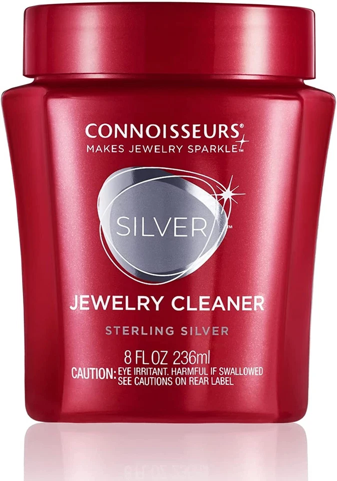 Sterling SILVER liquid JEWELRY CLEANER Dip Tray Remove Tarnish CONNOISSEURS 1046