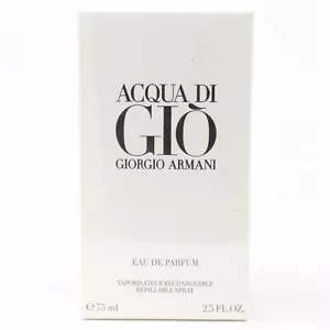 Acqua Di Gio by Giorgio Armani Eau De Parfum 2.5oz/75ml Spray New With Box - Picture 1 of 1