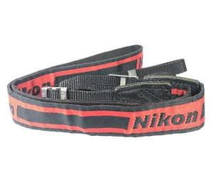 Genuine Nikon Super Strap Red/Black Neck/Shoulder Camera Strap Mint Rare - Picture 1 of 5