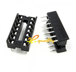 10PCS 14 Pin DIP14 Integrated Circuit IC Sockets Adaptor Solder Type Best - Afbeelding 1 van 1