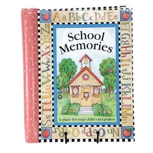 School Memories A Place for Your Child's Keepsakes Spiral Bound - Imagen 1 de 10