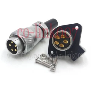 Conector WEIPU de 5 pines, enchufe de soldadura de montaje en panel industrial pesado WS20 Aviation AC - Imagen 1 de 8