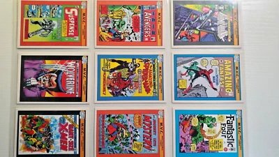 Tarjetas coleccionables Marvel Universe Series 1 1990 81 tarjetas Impel casi nuevo/muy bueno Foto 1 de 4