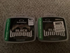 Black Widow Golf Spikes - New (28 cleats) - Picture 1 of 4