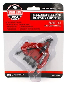 DCP 1:64 *BUSH HOG* Model 2615 Flex Wing Rotary Mower Cutter *DIECAST* NIP! - Picture 1 of 3