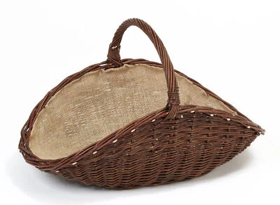 Kaminkorb Holzkorb Kaminholzkorb Weide (Art. 90100-DK) - Bild 1 von 2