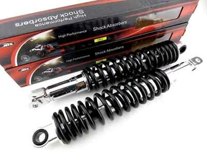 HONDA CB1100R DOHC 365mm JBS BLACK/CHROME REAR SHOCK ABSORBERS EYE TO CLEVIS NC - Picture 1 of 4