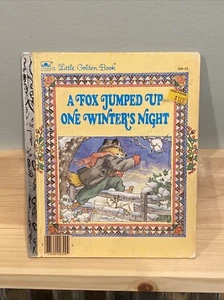 Little Golden Book - A Fox Jumped Up One Winter's Night 1985 - Picture 1 of 8